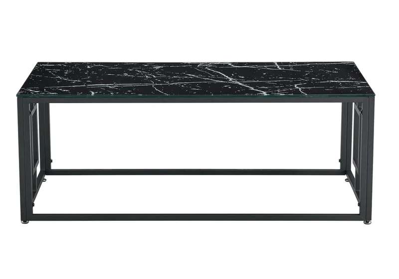 Table basse noire marbre noir - Glory