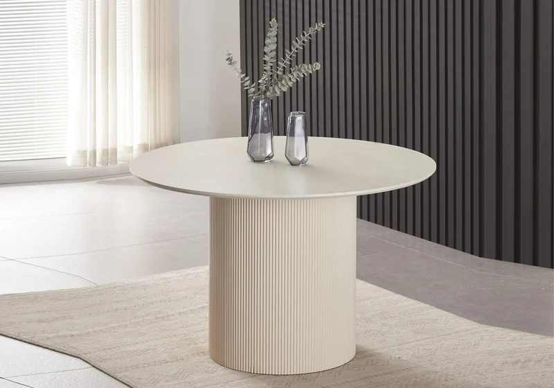 Table à manger ronde blanche - Piato