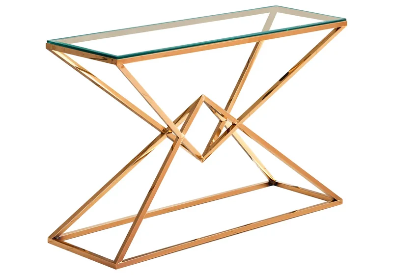 Console dorée design - Luxor