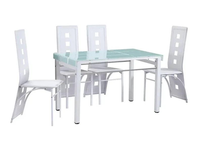 Table manger 6 chaises blanches - Tao