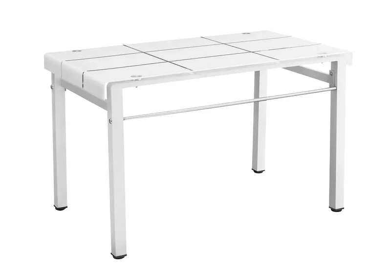 Table manger verre trempé blanc - Tao