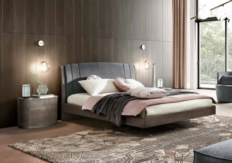 Chambre complète design bouleau MIYA
