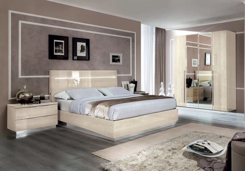Chambre complète modern sable NARA