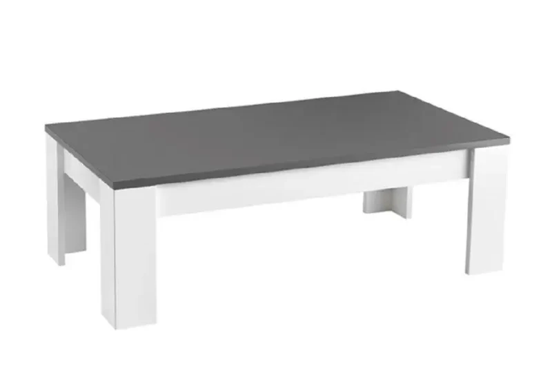 Table basse laqué gris MODENA