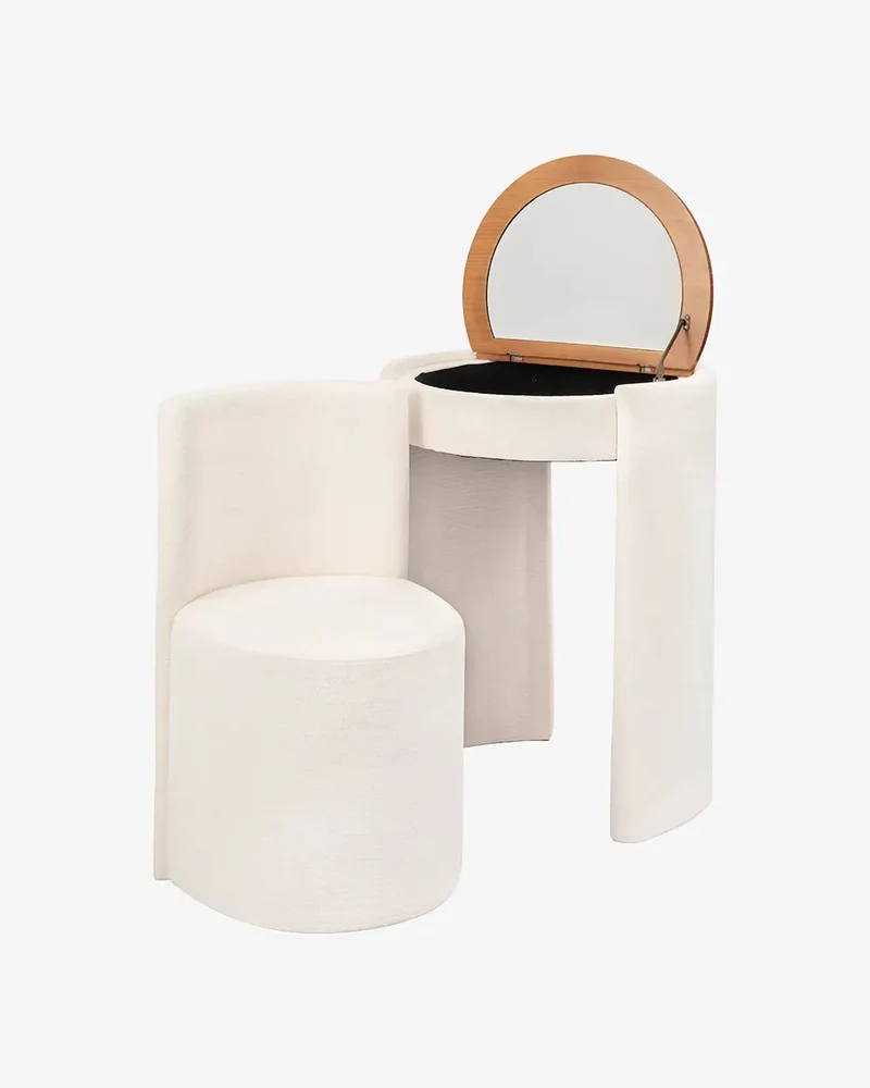 Tocador con espejo y silla - MADISON
