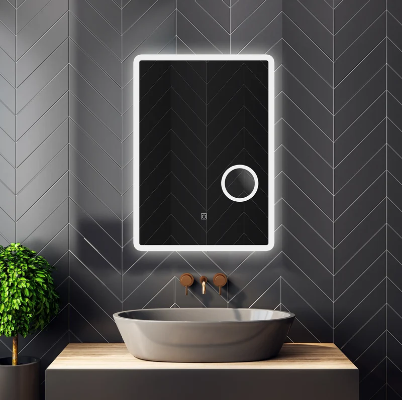 Bathroom Vanity Mirror with Lights, 5X Magnifying