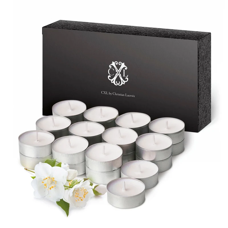 Pack de 24 bougies chauffe-plats parfumés - Ylang & Jasmin