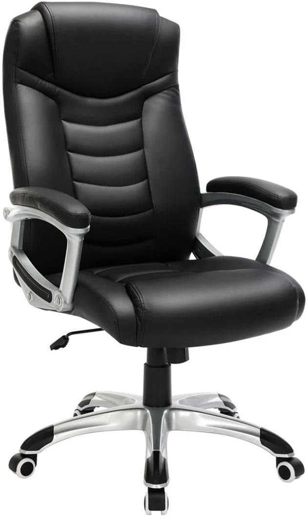 Fauteuil de bureau stable bonne longévité hauteur réglable ergonomique noir 12_0001399