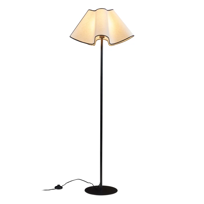 Lampadaire hauteur 153 cm noir / blanc 03_0011359
