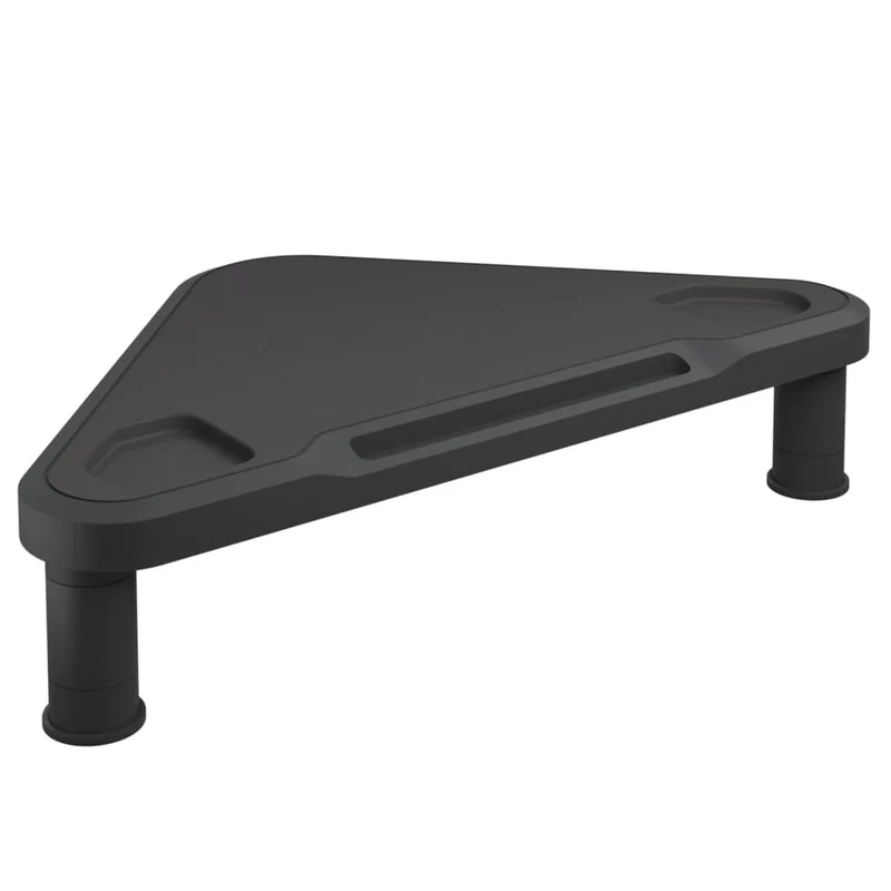 Support de moniteur d'angle 49 x 28 x 10,5 cm noir 02_0029220