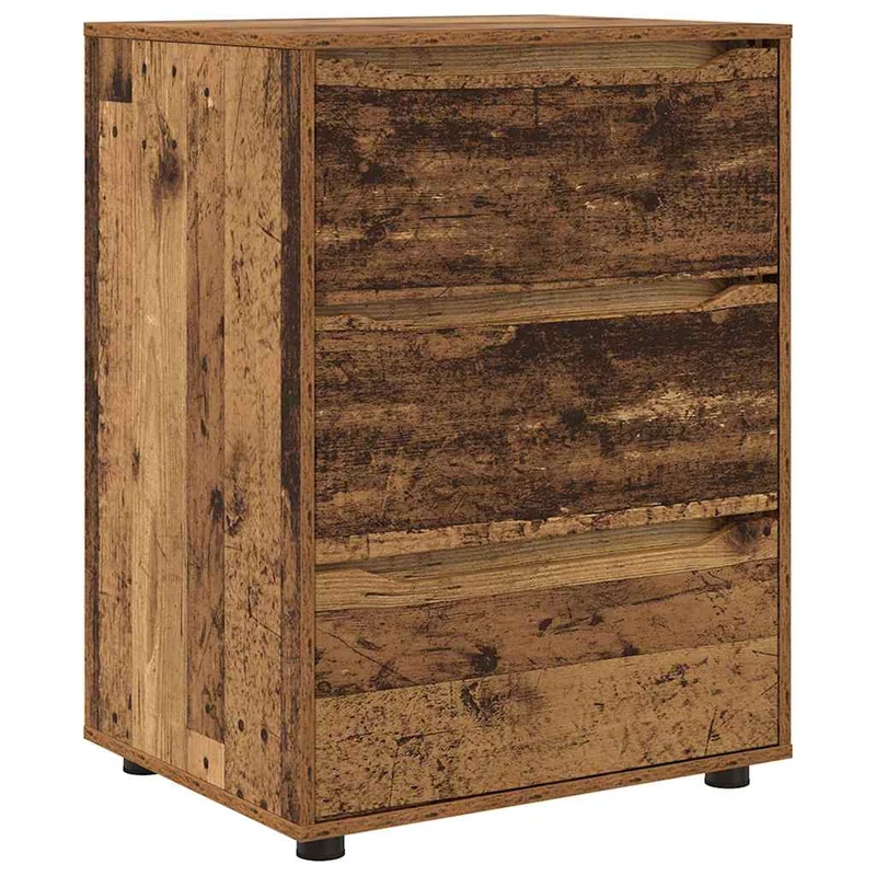 Armoire de rangement avec tiroirs espace de rangement 60 x 48 x 81 cm en bois d'ingénierie bois ancien 02_0054639