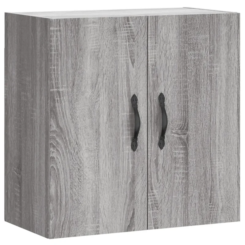 Armoire murale rangement pratique 60 x 31 x 60 cm en bois d'ingénierie sonoma gris 02_0048802