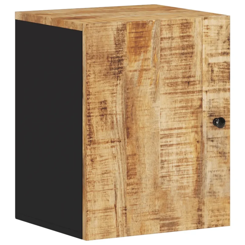 Armoire de salle de bain murale rangement optimisé 38 x 33 x 48 cm en bois massif manguier 02_0047127