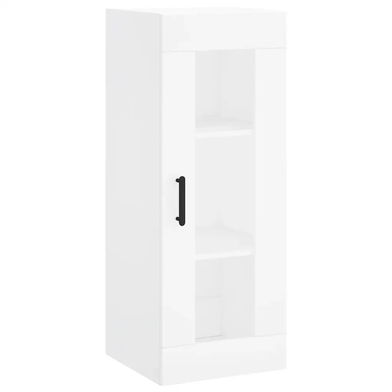 Armoire murale élégante 34,5 x 34 x 90 cm grande capacité design pratique en bois blanc 02_0048685