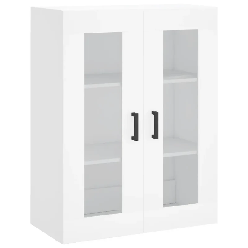 Armoire murale design pratique rangement 69 x 34 x 90 cm en bois blanc 02_0048624