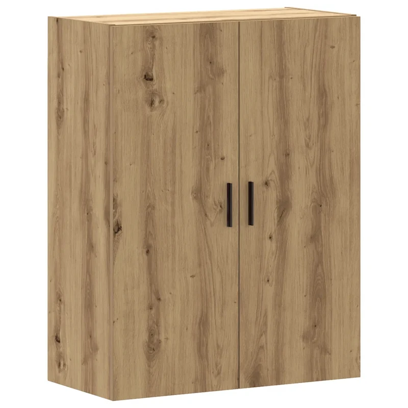 Armoire murale rangement élégante 69,5 x 34 x 90 cm en bois d'ingénierie chêne artisanal 02_0051127