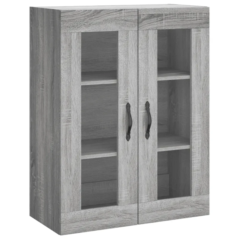 Armoire murale élégante et spacieuse 69,5 x 34 x 90 cm en bois d'ingénierie gris sonoma 02_0049298