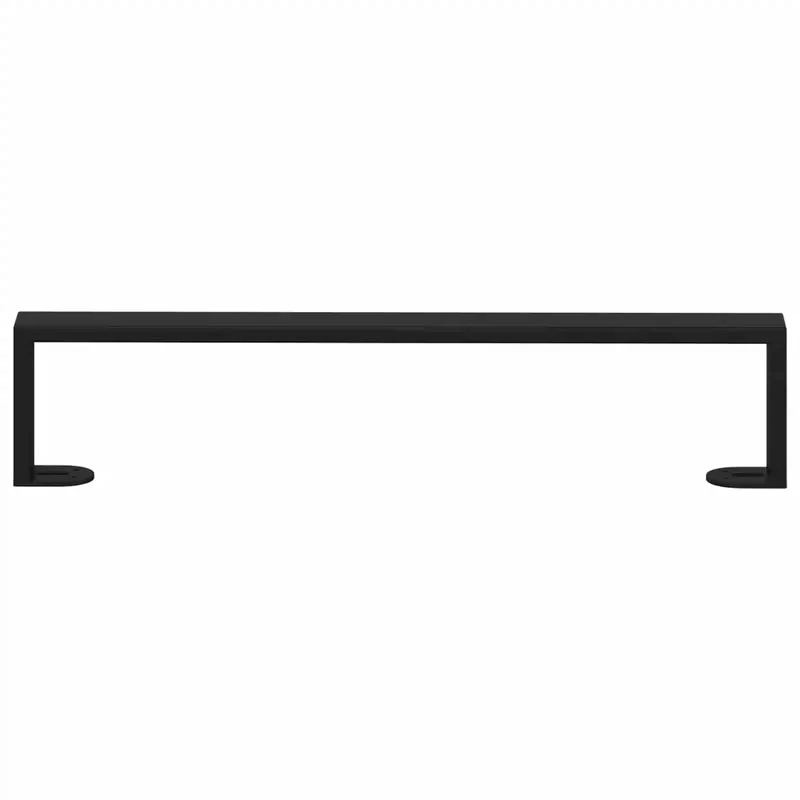Lot de 12 pieds de meuble en métal noir 481 x 40 x 100 mm robuste moderne finition mate 02_0052006
