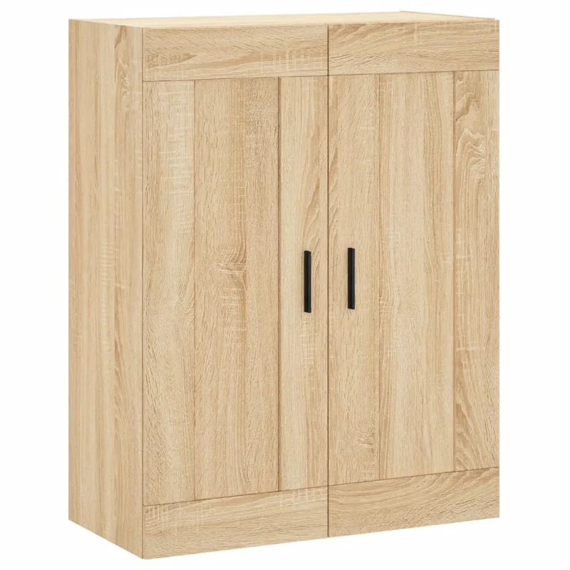 Armoire murale design élégant espace de rangement 69,5 x 34 x 90 cm en bois d'ingénierie chêne sonoma 02_0048926