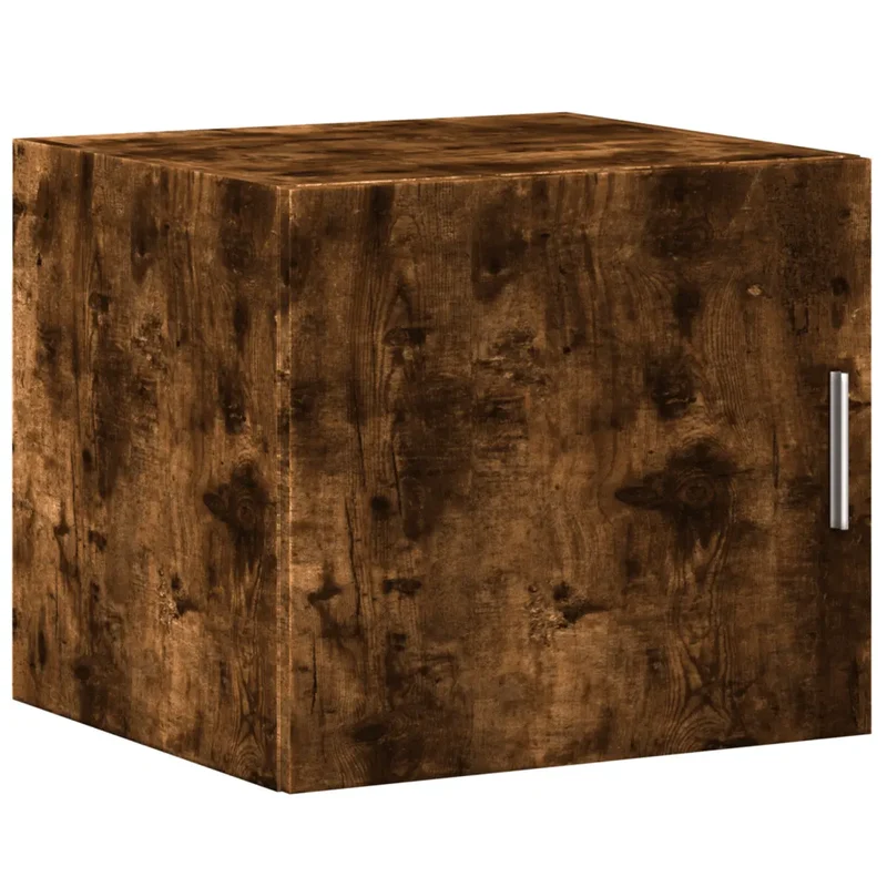 Armoire murale chêne fumé 45 x 42,5 x 40 cm grand espace de rangement style moderne finition mate en bois chêne fumé 02_0049490