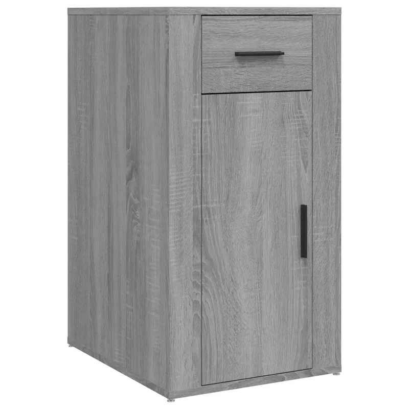 Armoire de bureau pratique avec rangement 40 x 49 x 75 cm en bois d'ingénierie sonoma gris 02_0048293