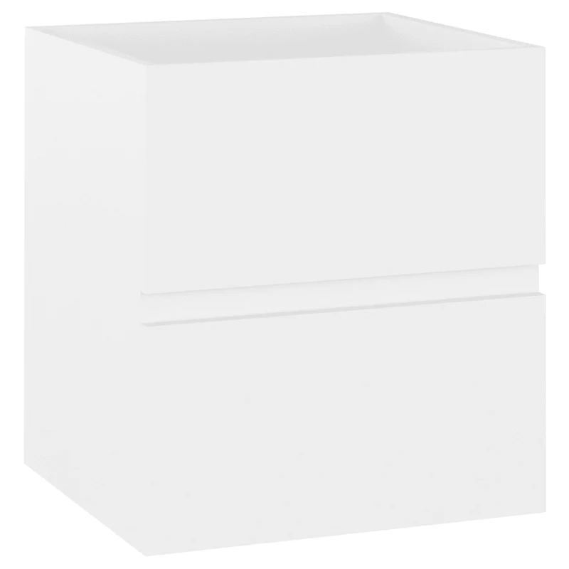 Armoire d'évier moderne avec tiroir 41 x 38,5 x 45 cm en bois d'ingénierie blanc 02_0047814
