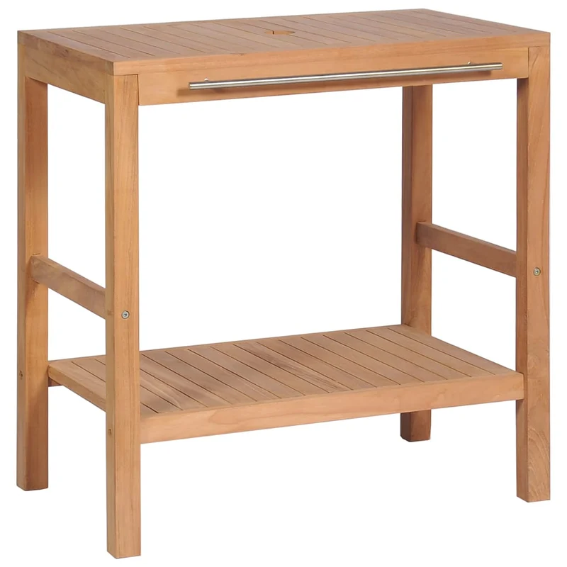 Meuble-lavabo de salle de bain 74 x 45 x 75 cm teck massif 02_0006890