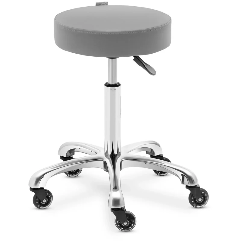 Tabouret de coiffure professionnel 72 cm 150 kg gris foncé 14_0010074