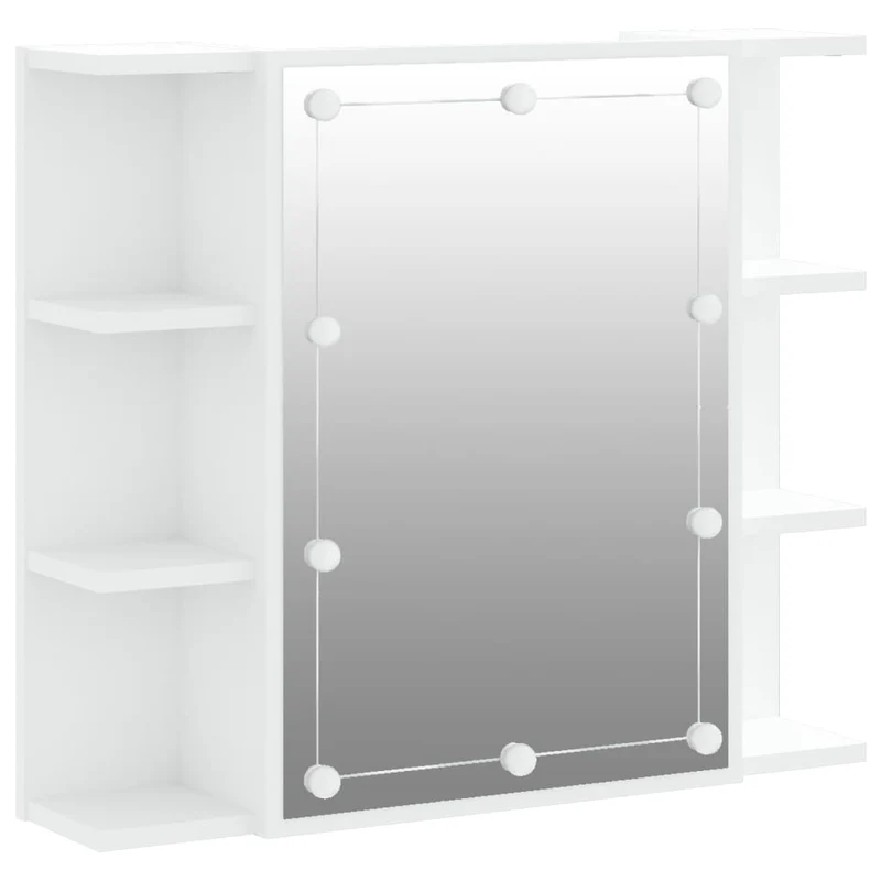 Armoire à miroir avec led 70 x 16,5 x 60 cm blanc 02_0006655
