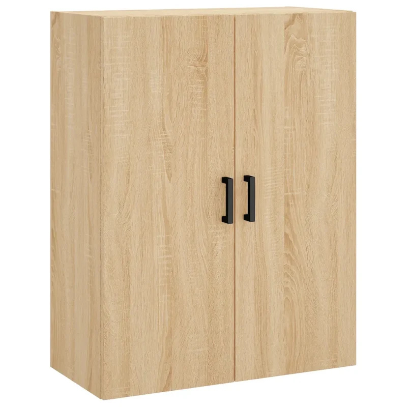 Armoire murale design pratique grande capacité 69,5 x 34 x 90 cm en bois d'ingénierie chêne sonoma 02_0048582