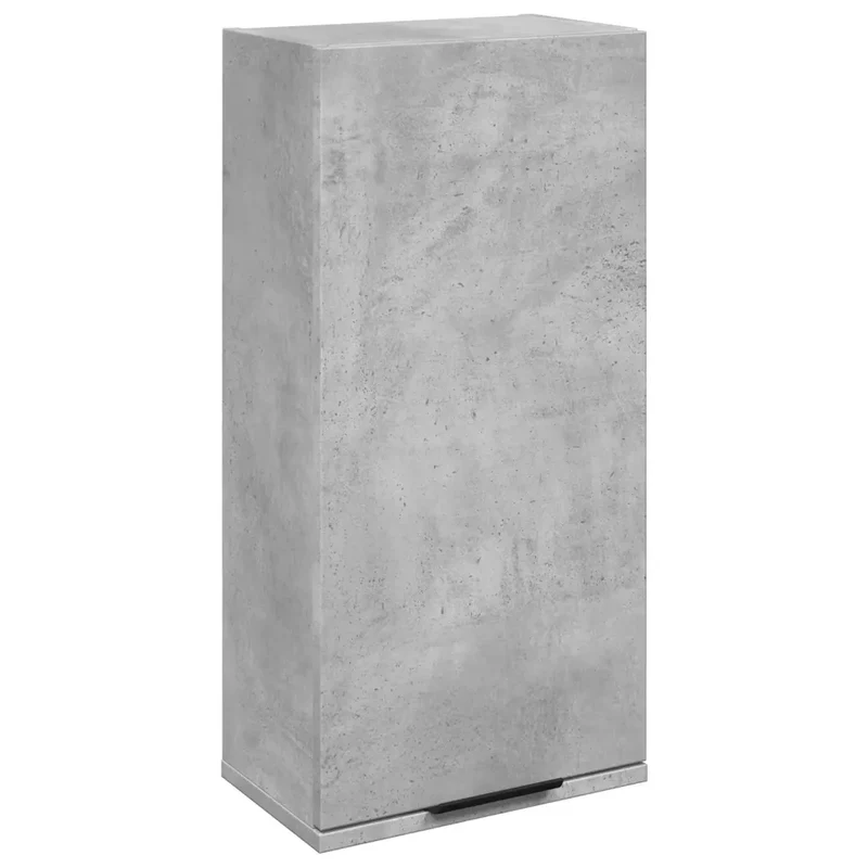 Armoire de salle de bain murale design épuré 32 x 20 x 67 cm gain de place en bois d'ingénierie gris béton 02_0050976