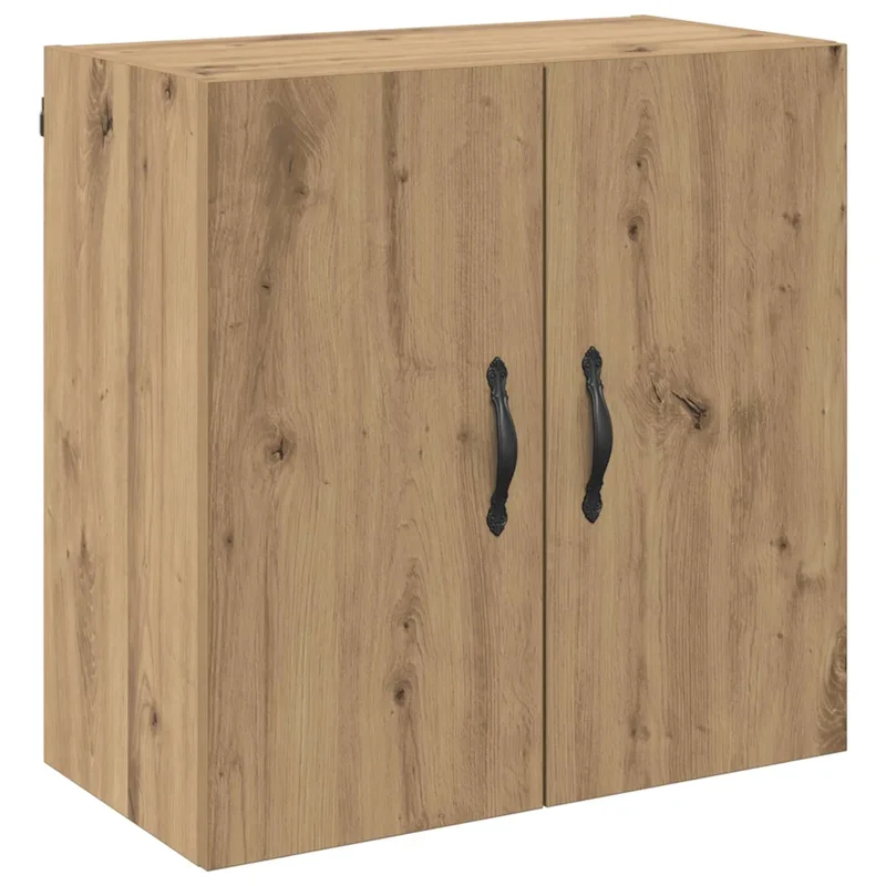 Armoire murale moderne rangement mural 60 x 31 x 60 cm design épuré en bois d'ingénierie chêne artisanal 02_0052492