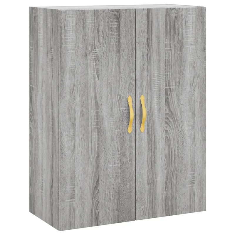 Armoire murale sonoma gris grande capacité design moderne 69,5 x 34 x 90 cm en bois d'ingénierie gris 02_0048575