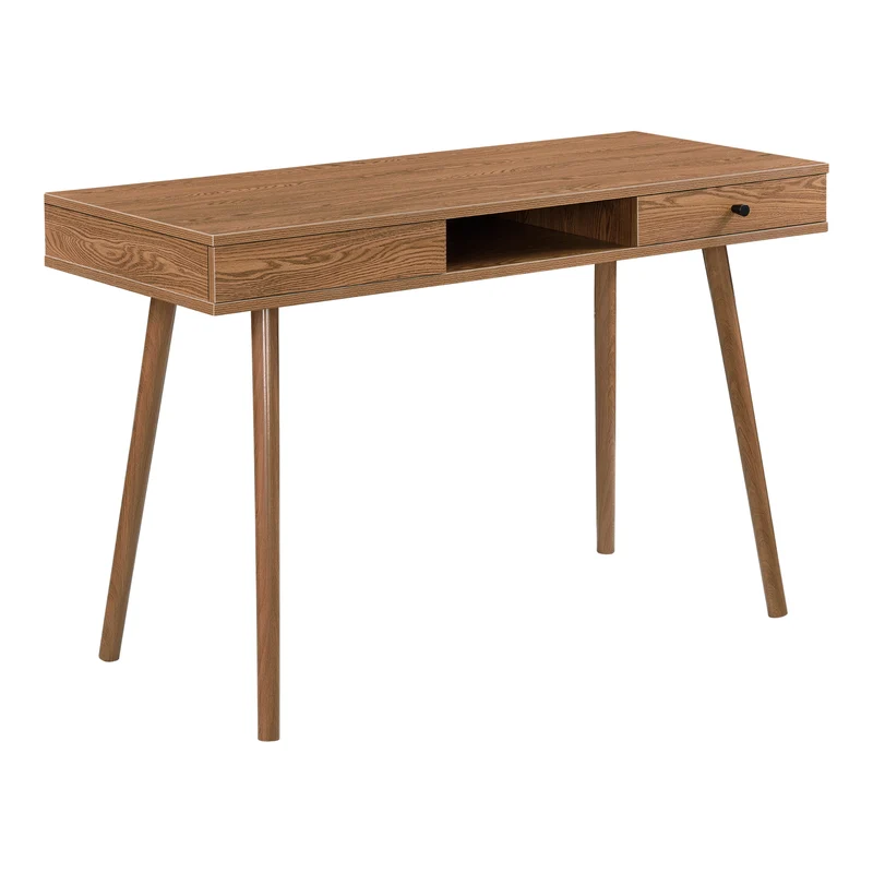 Bureau 74 x 115 x 48 cm effet bois foncé 03_0006623
