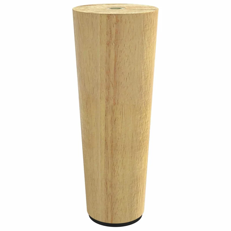 Lot de 12 pieds de meuble design moderne 44 x 100 mm élégance effilée en bois d'eucalyptus marron 02_0051976