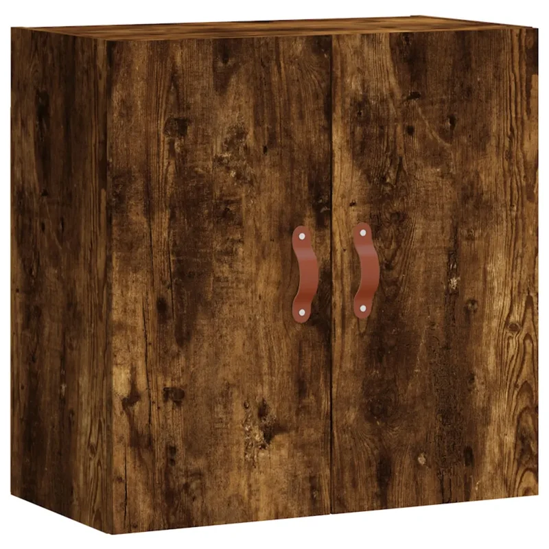 Armoire murale pratique en bois d'ingénierie 60 x 31 x 60 cm style moderne chêne fumé 02_0048789