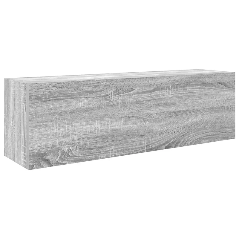Armoire murale polyvalente pour salle de bain 100 x 25 x 30 cm design pratique en bois sonoma gris 02_0051290
