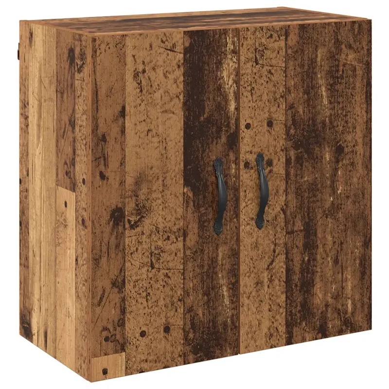 Armoire murale rectangulaire moderne rangement épuré 60 x 31 x 60 cm en bois d'ingénierie bois ancien 02_0052491