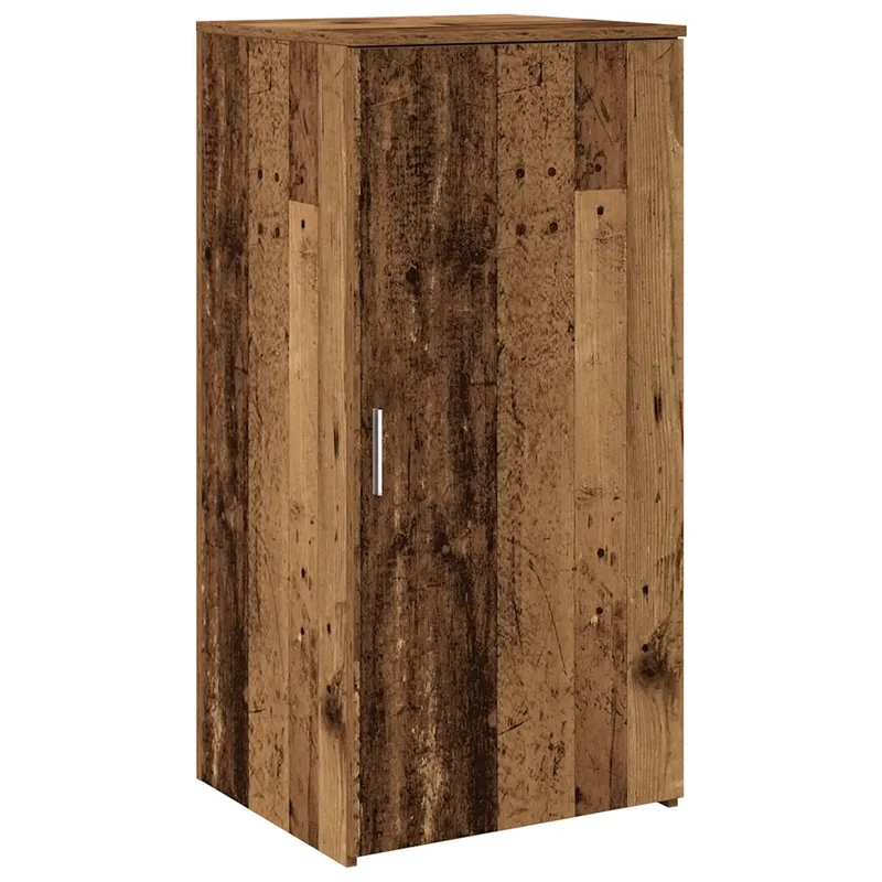 Armoire de rangement compacte bureau 50 x 45 x 103 cm solution polyvalente en bois d'ingénierie vieux bois 02_0051217
