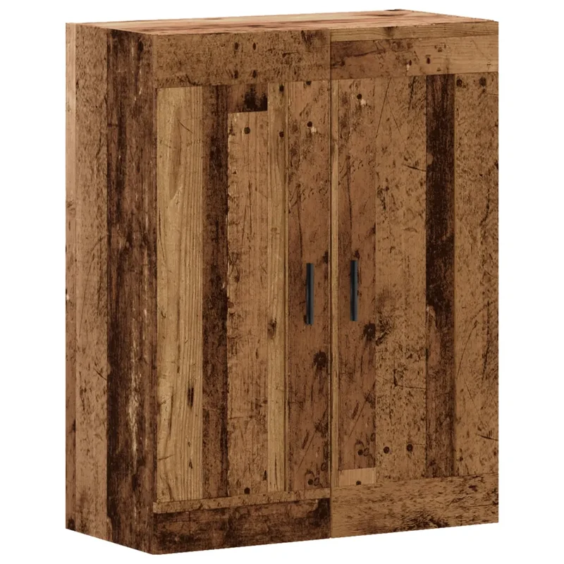 Armoire murale moderne élégante gain de place 69,5 x 34 x 90 cm en bois d'ingénierie vieux bois 02_0051142