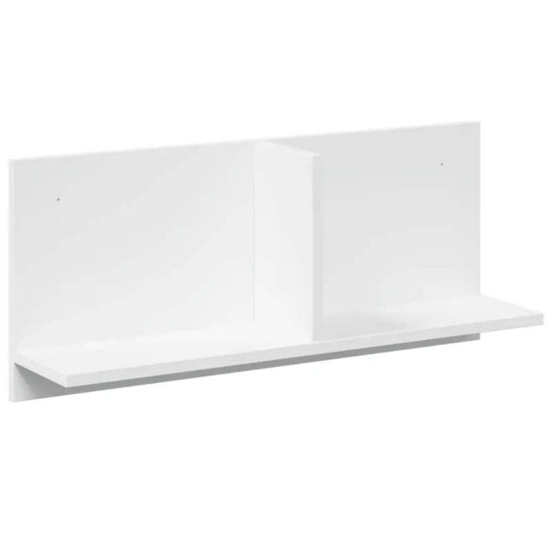 Armoire murale flottante rangement pratique 70 x 16,5 x 30 cm en bois d'ingénierie blanc 02_0050577