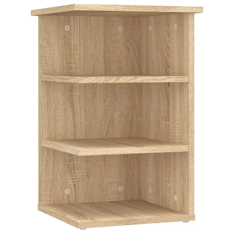 Armoire latérale 35 x 35 x 55 cm rangement pratique style contemporain en aggloméré chêne sonoma 02_0047871