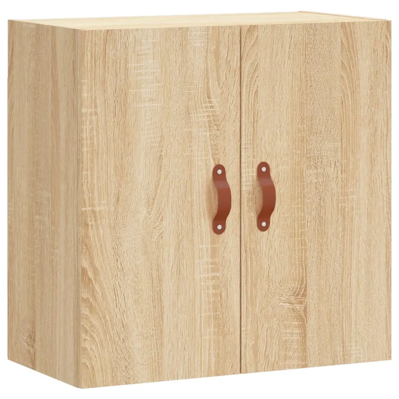 Armoire murale pratique rangement style moderne 60 x 31 x 60 cm en bois d'ingénierie chêne sonoma 02_0048787
