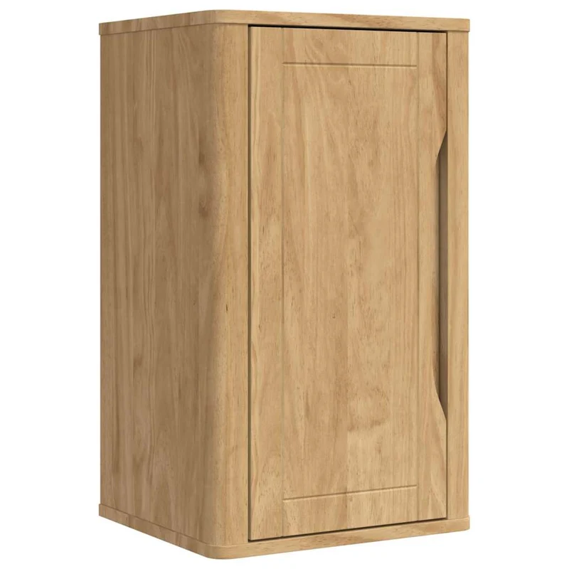 Armoire murale de salle de bain moderne avec rangement ajustable 35 x 30 x 60 cm en bois de pin marron 02_0058947