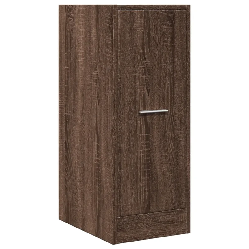 Armoire apothicaire multifonctionnelle 30 x 41 x 77 cm grand espace de rangement style classique en bois d'ingénierie marron 02_0050607