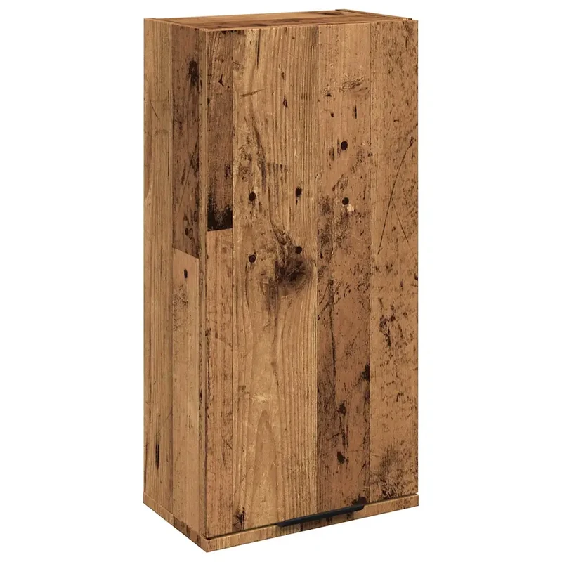 Armoire de salle de bain murale pratique gain de place 32 x 20 x 67 cm en bois d'ingénierie vieux bois 02_0050977