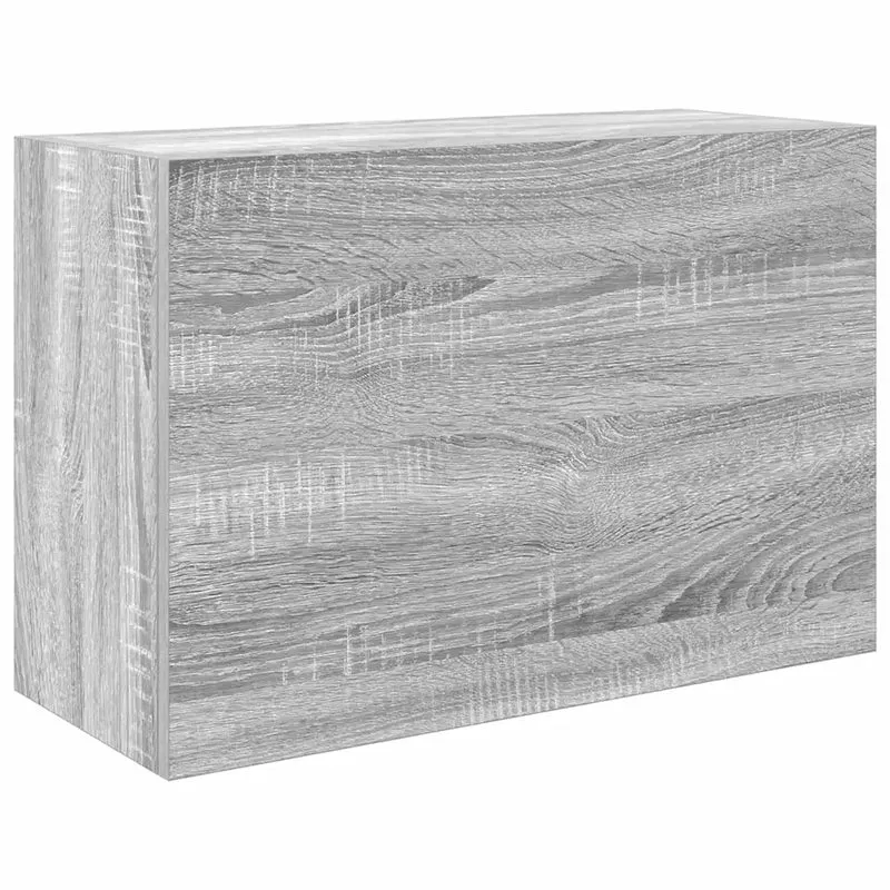Armoire murale de bain sonoma gris 60 x 25 x 40 cm rangement pratique minimaliste en bois d'ingénierie gris 02_0051265