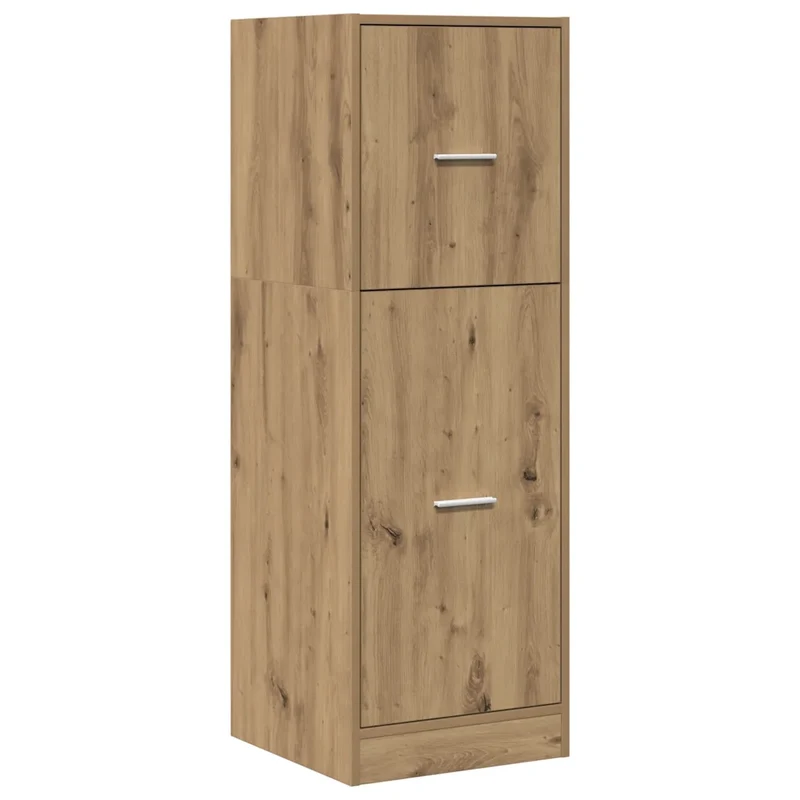 Armoire d'apothicaire multifonctionnelle rangement cuisine 40 x 41 x 118 cm en bois d'ingénierie chêne artisanal 02_0050645