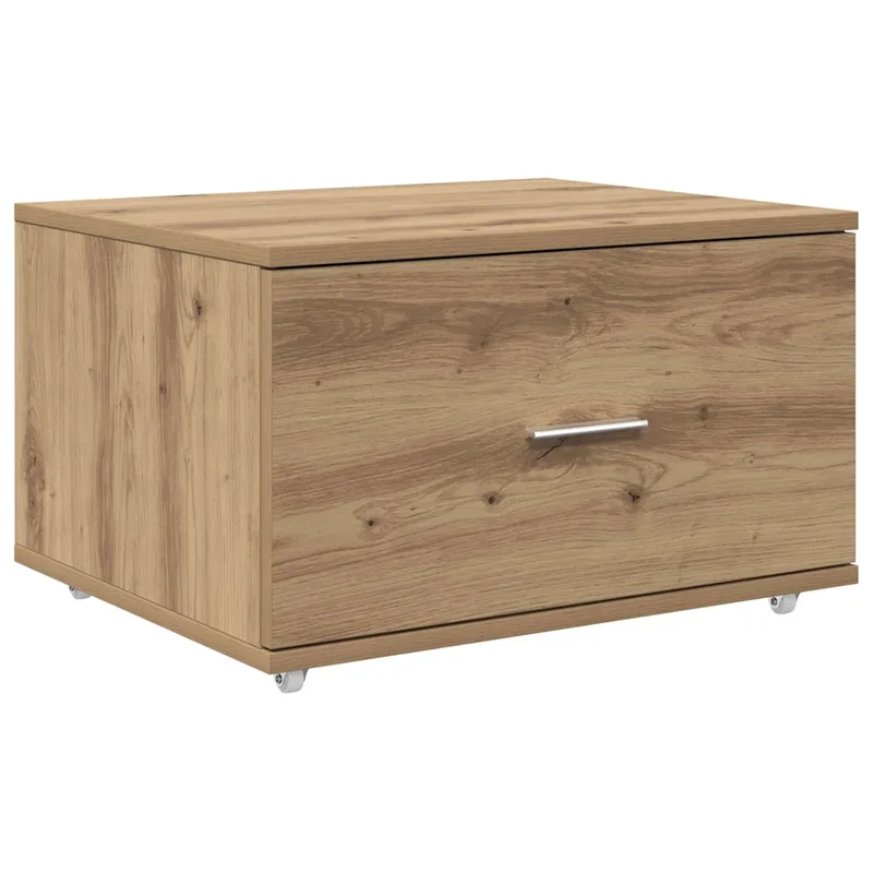 Armoire à tiroirs moderne pratique salon bureau 55 x 45 x 31 cm en bois d'ingénierie chêne artisanal 02_0052200