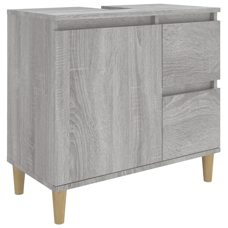 Armoire de bain design moderne 65 x 33 x 60 cm grand espace de rangement sonoma gris en bois d'ingénierie 02_0048414